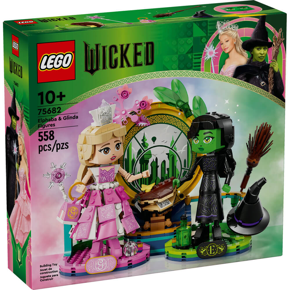 LEGO® Wicked Elphaba & Glinda Figures 558 Piece Building Kit (75682)