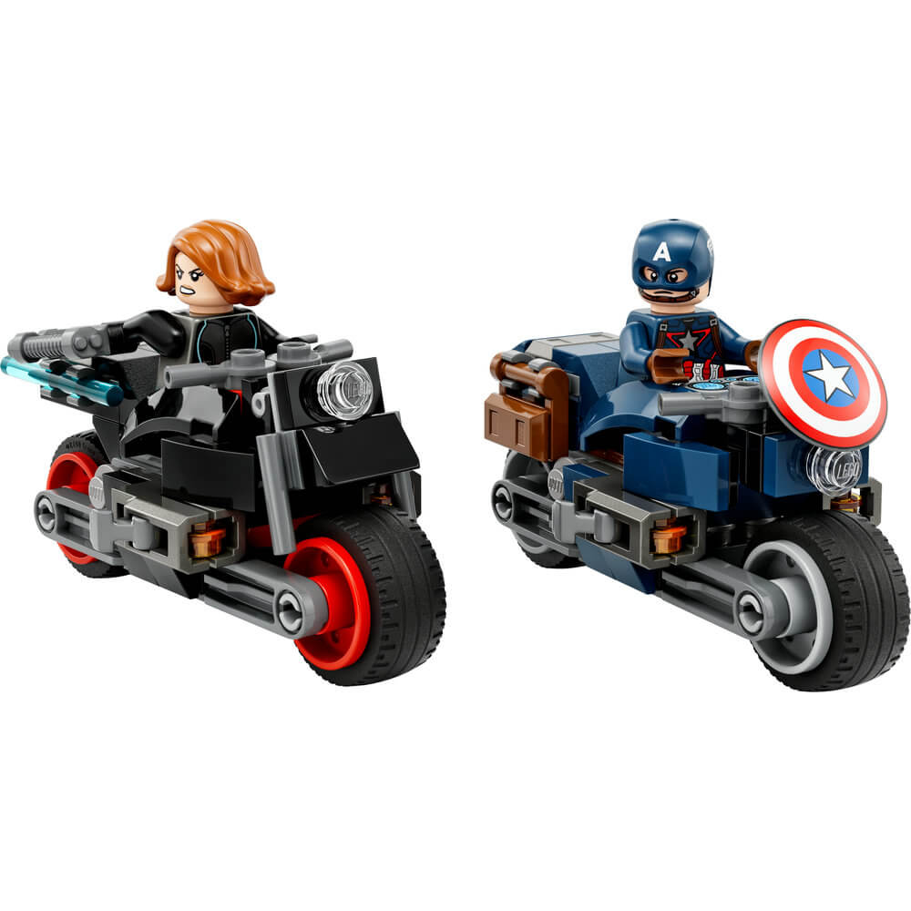 LEGO® Marvel Black Widow & Captain America Motorcycles 76260 (130 Pieces)