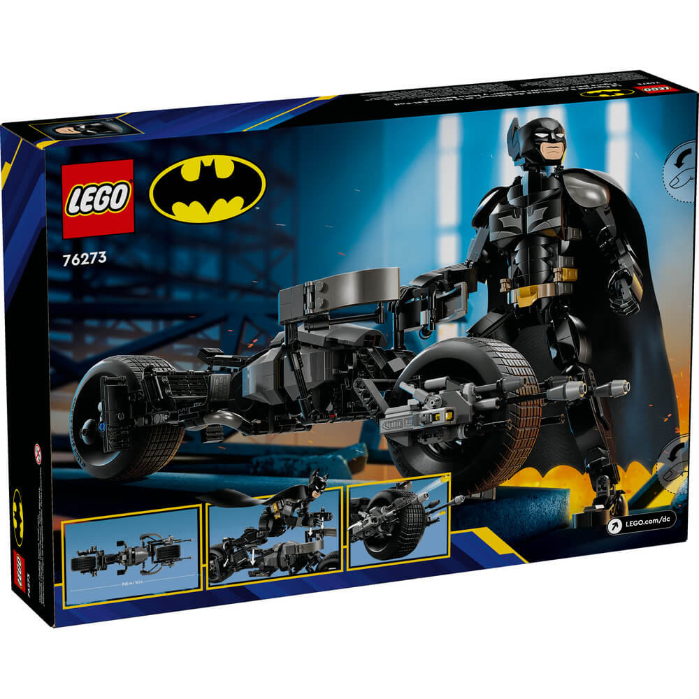 LEGO® Super Heroes DC Comics Batman Construction Figure and the Bat-Pod Bike 713 Piece Building Set (76273)