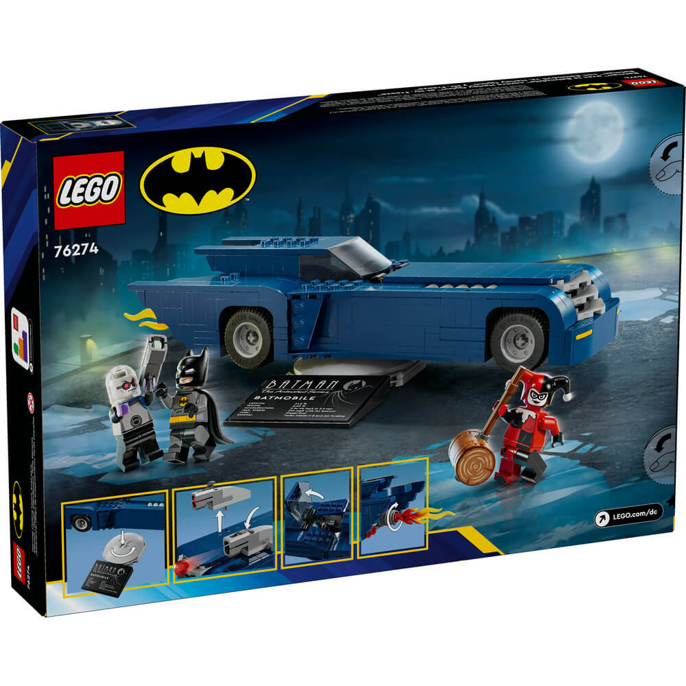 LEGO® Super Heroes DC Comics Batman with the Batmobile vs. Harley Quinn and Mr. Freeze 435 Piece Building Set (76274)