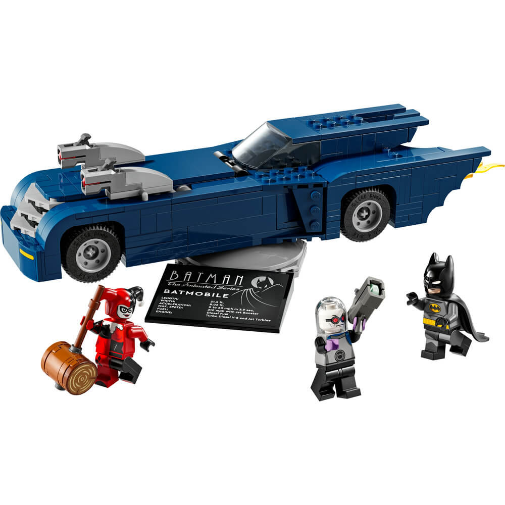 LEGO® Super Heroes DC Comics Batman with the Batmobile vs. Harley Quinn and Mr. Freeze 435 Piece Building Set (76274)