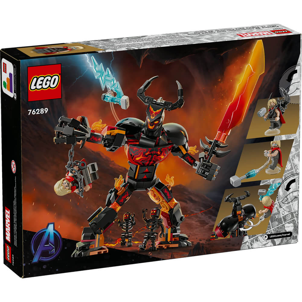 LEGO® Super Heroes Marvel Thor vs. Surtur Construction Figure 245 Piece Building Set (76289)