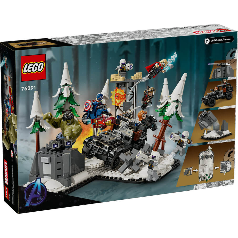 LEGO® Super Heroes Marvel The Avengers Assemble: Age of Ultron 613 Piece Building Set (76291)