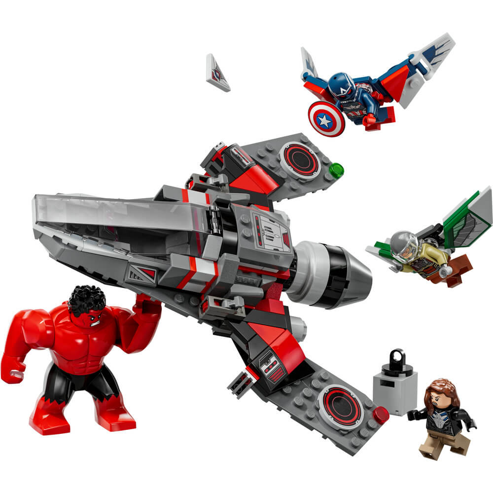 LEGO® Marvel Captain America vs. Red Hulk Battle 223 Piece Building Kit (76292)