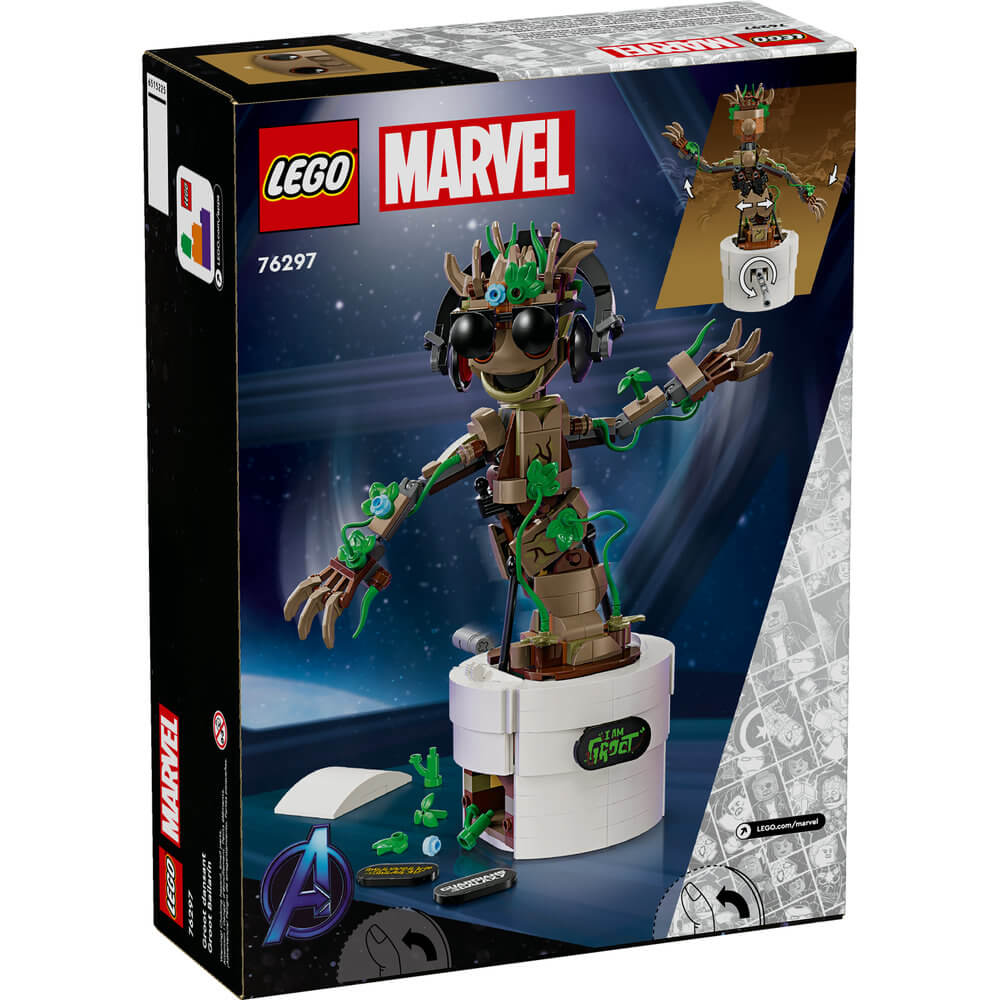 LEGO® Super Heroes Marvel Dancing Groot 459 Piece Building Set (76297)