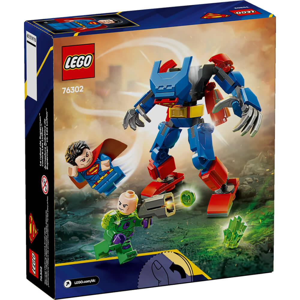 LEGO® Super Heroes DC Superman Mech vs. Lex Luthor Building Kit 76302