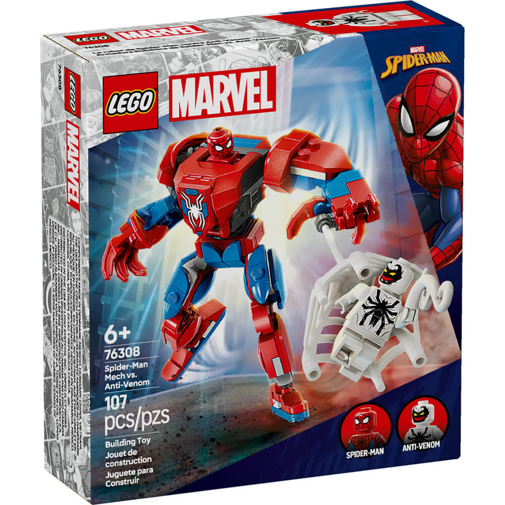 LEGO® Super Heroes Marvel Spider-Man Mech vs. Anti-Venom Building Kit 76308