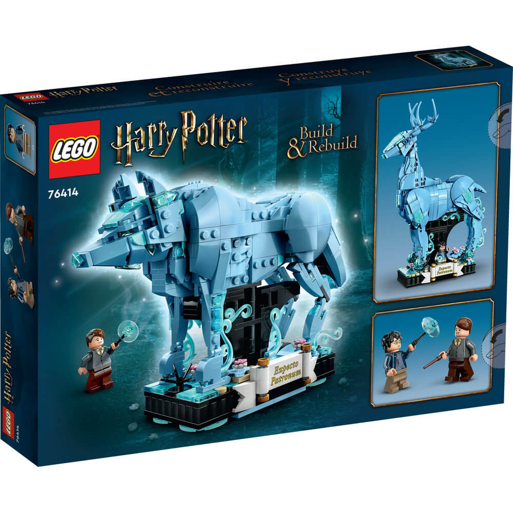 LEGO® Harry Potter™ Expecto Patronum 76414 Building Toy Set (754 Pieces) back of the box