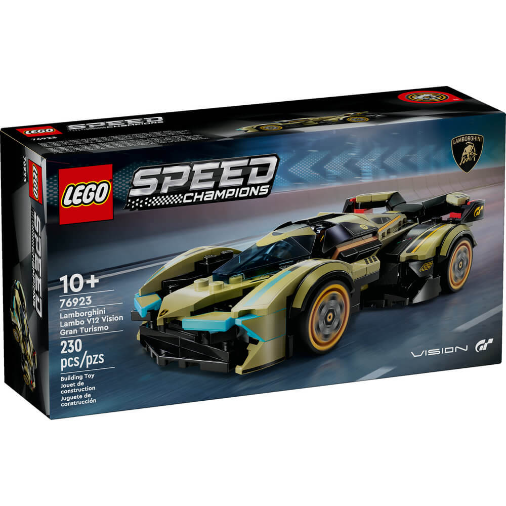 LEGO® Speed Champions Lamborghini Lambo V12 Vision GT Super Car 230 Piece Building Set (76923)