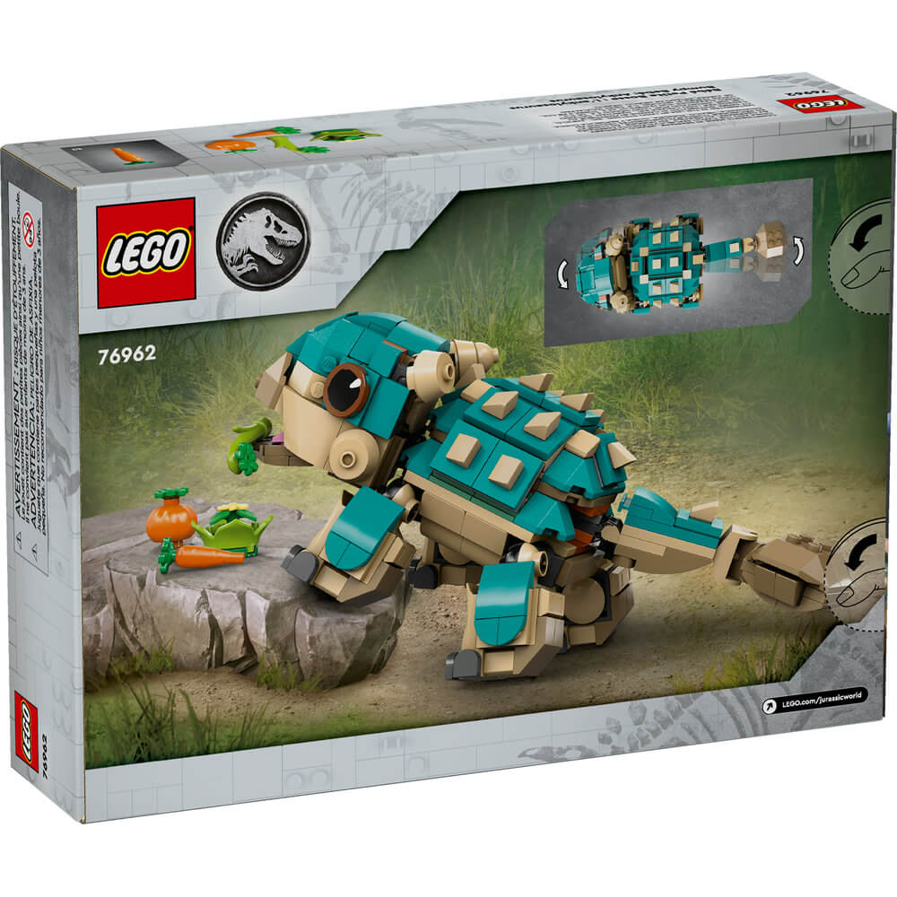 LEGO® Jurassic World Baby Bumpy: Ankylosaurus 358 Piece Building Set (76962)