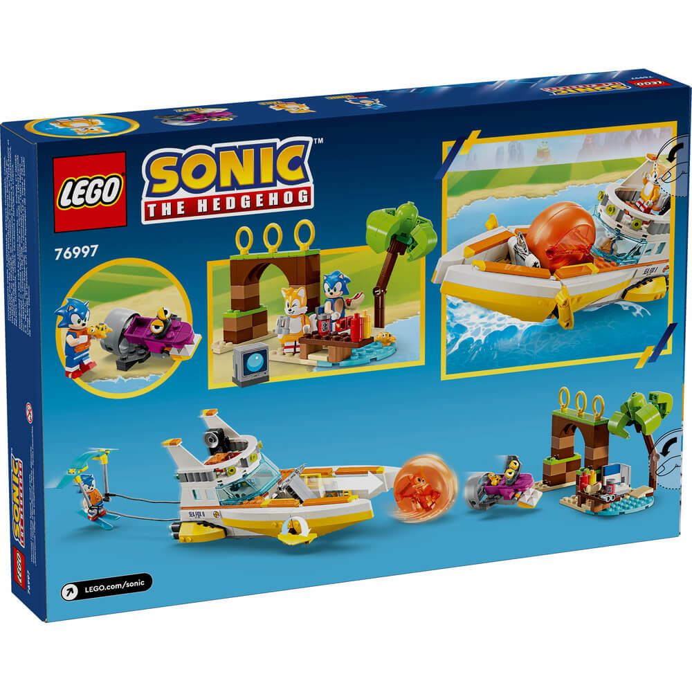 LEGO® Sonic Tails' Adventure Boat 393 Piece Building Set (76997)