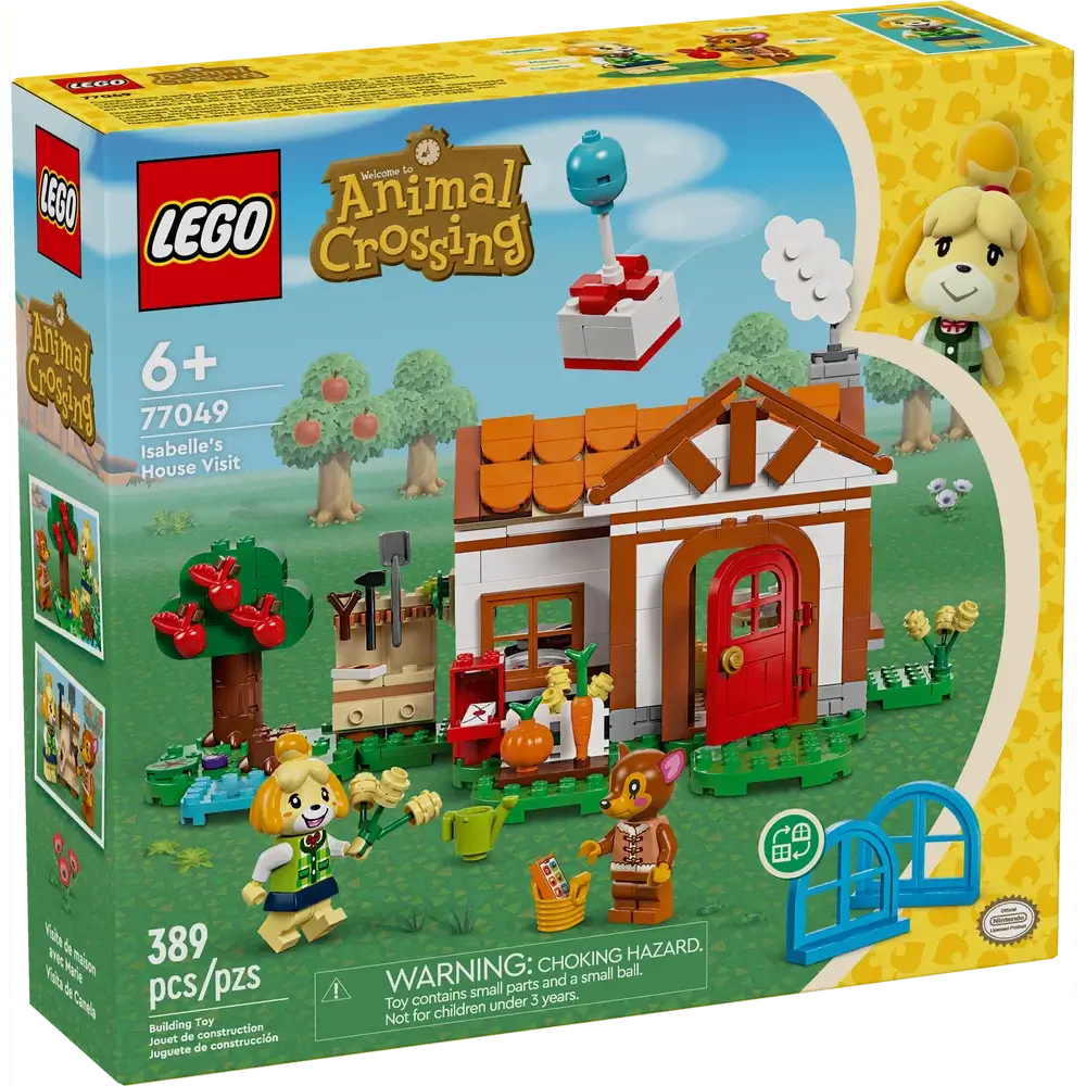 LEGO® Animal Crossing™ Isabelle's House Visit Building Set (77049)