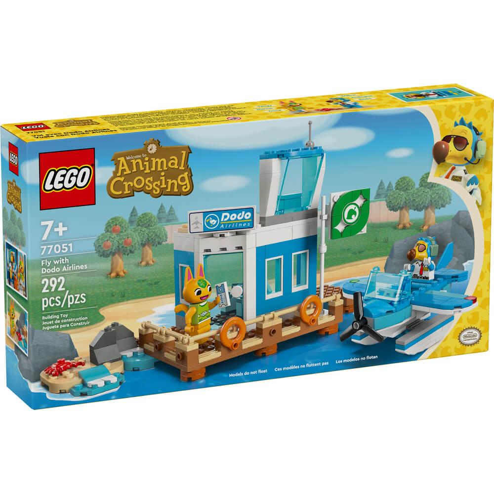 LEGO® Animal Crossing Fly with Dodo Airlines 292 Piece Building Set (77051)