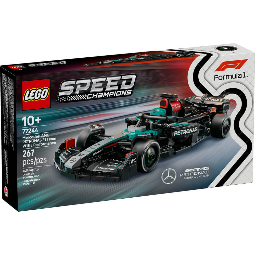 LEGO® Speed Champions F1 Mercedes-AMG F1® W15 Race Car 267 Piece Building Kit (77244)