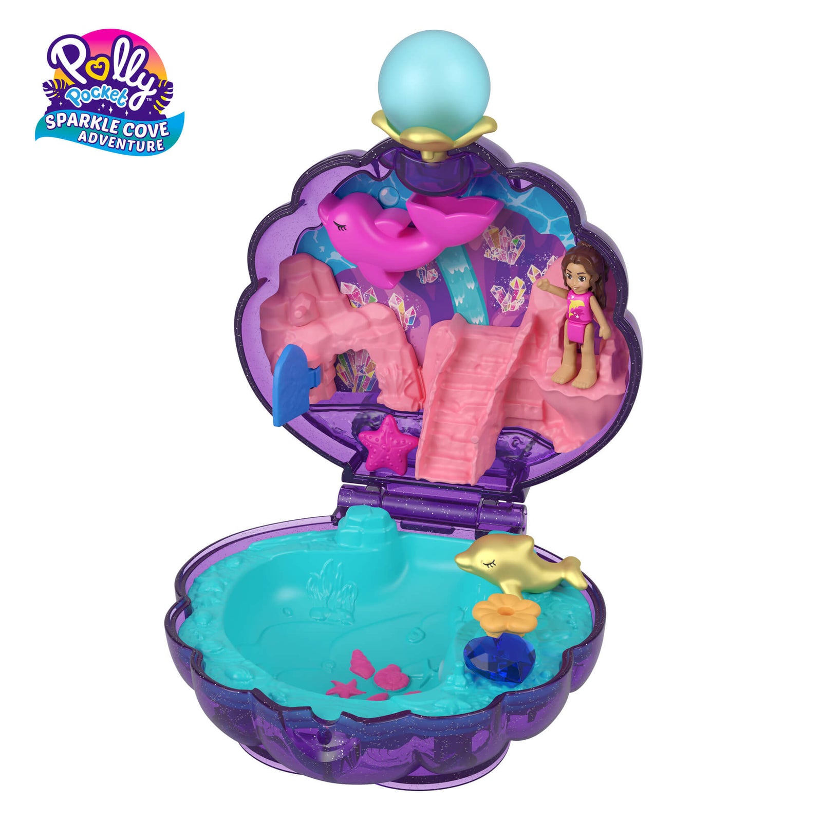 Polly Pocket Sparkle Cove Adventure Compact Playset