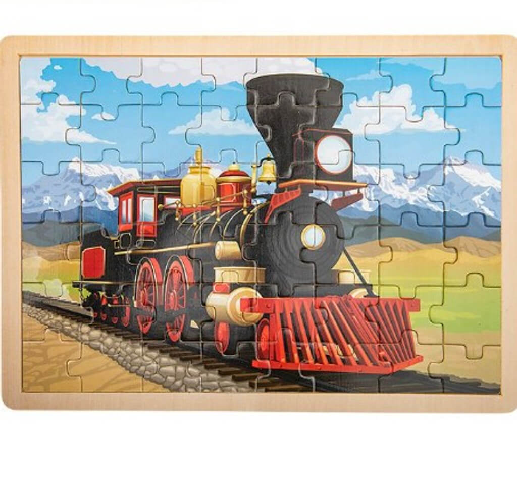 Adventure Planet Locomotive Train Adventure 48-Piece Jigsaw Puzzle