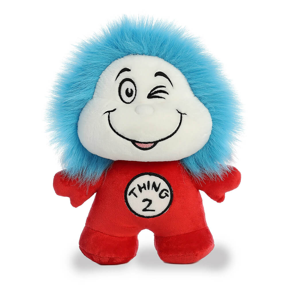 Thing two side of the Aurora Dood Plushie Dr. Seuss 8.5