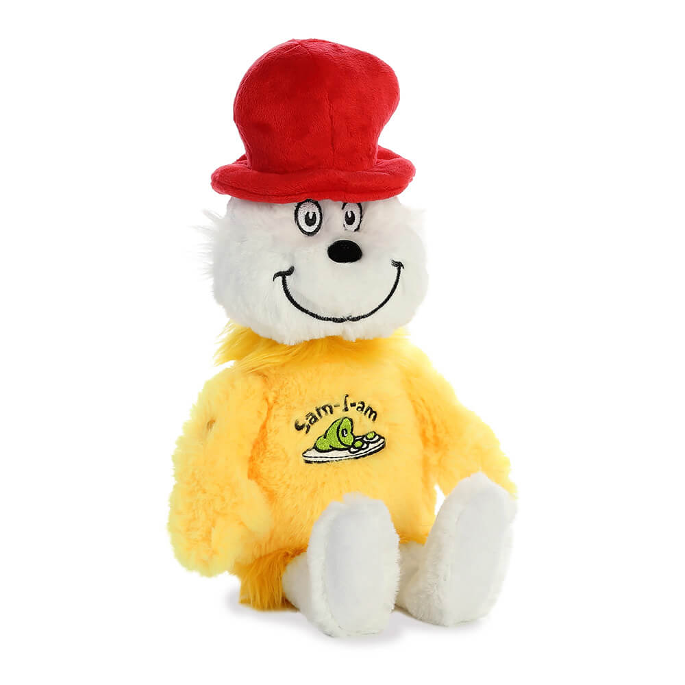 Aurora Dr. Seuss 12" Sam I Am Plush Character sitting