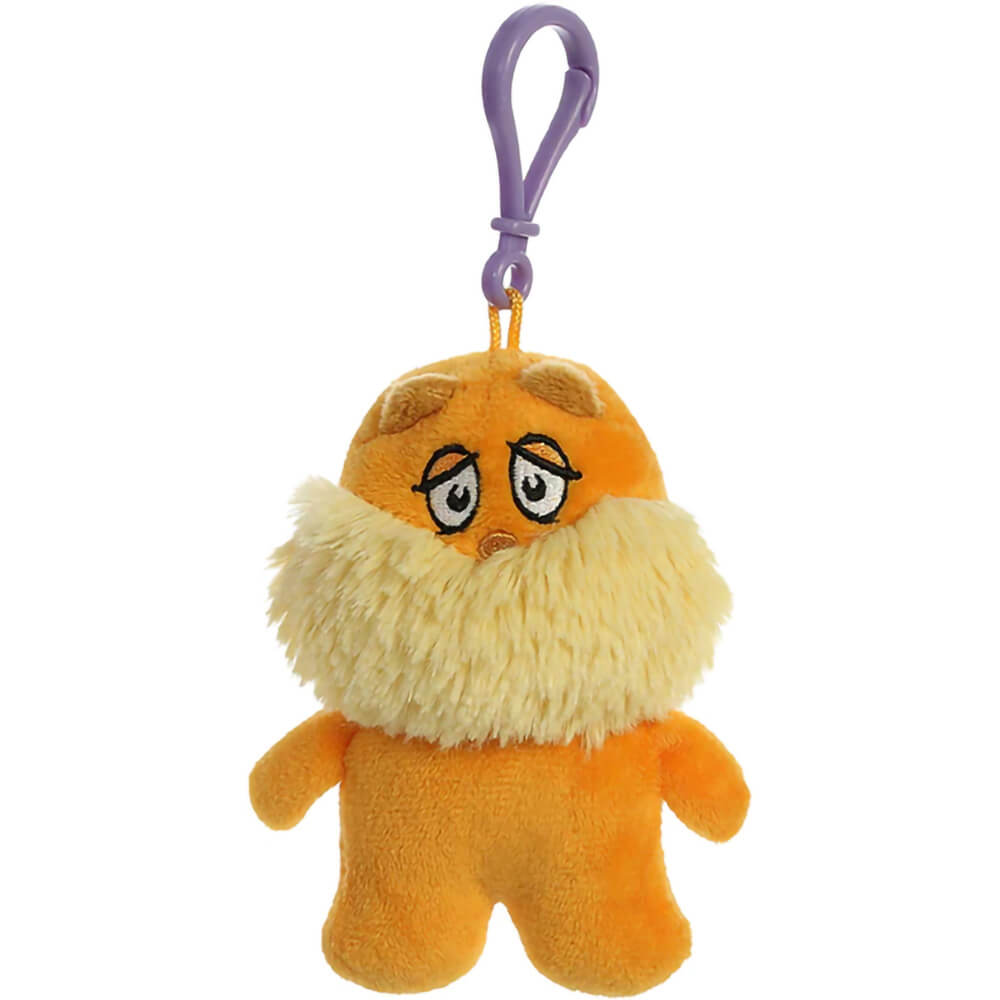 Aurora Dr. Seuss 4" The Lorax Plush Character Clip