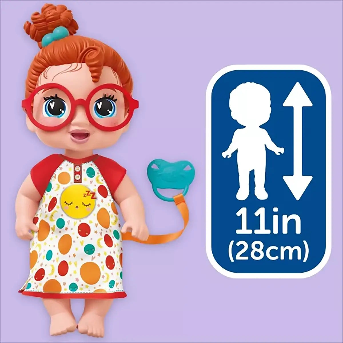 Baby Alive Lil Dreamer Dottie Doodle Red Hair size