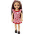 Barbie Chelsea Brunette Doll in Cherry-Print Dress