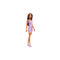 Barbie Doll Wearing Purple Barbie Print Dress