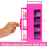 Hidden pantry shelves move in the Barbie Dream Pantry Playset