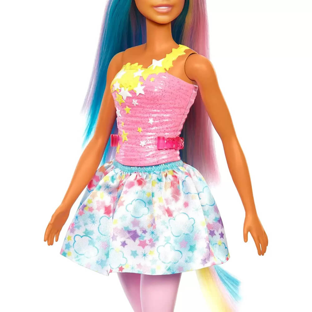 Barbie Dreamtopia Unicorn Doll With Blue & Pink Hair, Skirt, Removable Unicorn Tail & Headband