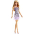 Barbie Mini Glitz Doll Dress Blonde in Lavender Metallic Dress