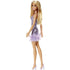 Barbie Mini Glitz Doll Dress Blonde in Lavender Metallic Dress