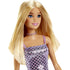 Barbie Mini Glitz Doll Dress Blonde in Lavender Metallic Dress