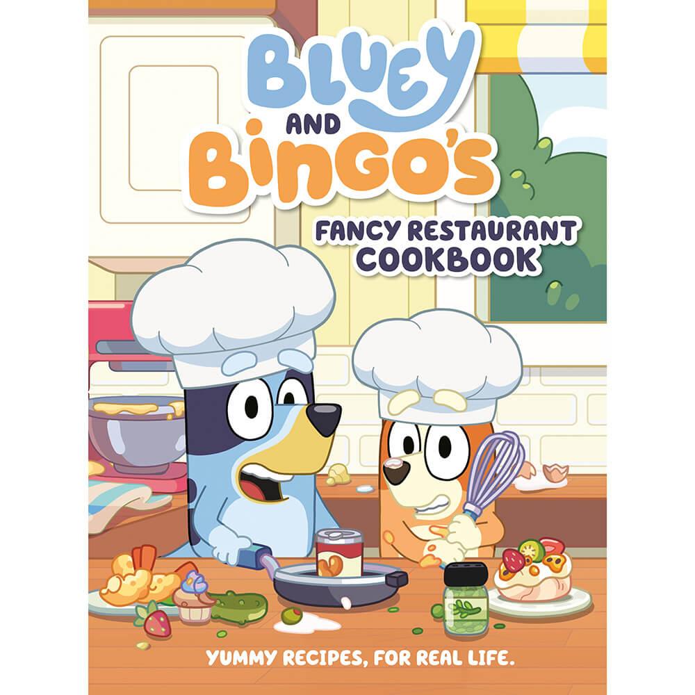 Bluey and Bingo's Fancy Restaurant Cookbook (Hardcover) front cover