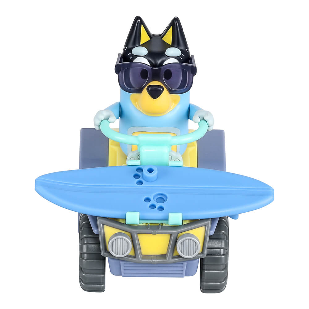 Bluey Beach Quad with Bandit Vehicle and Figure Set