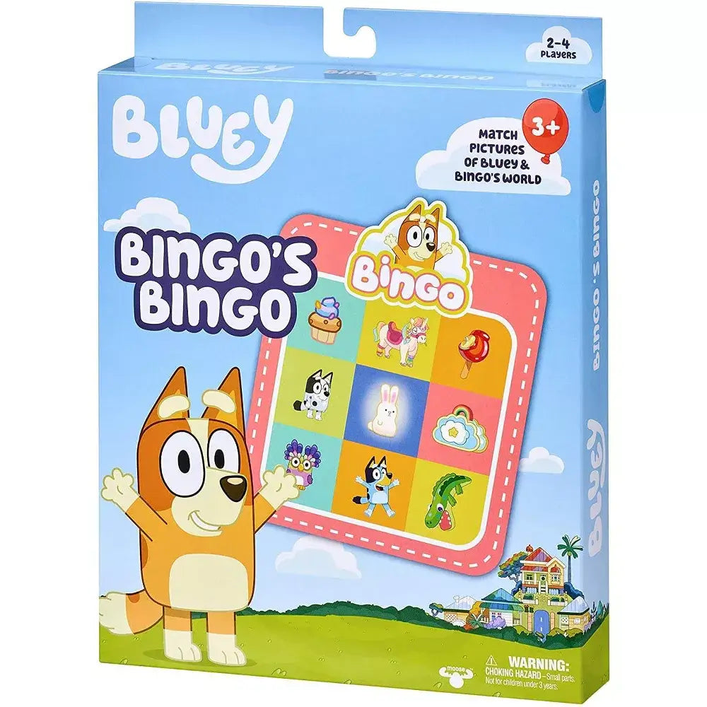 Bluey Bingo’s Bingo Matching Card Game package