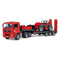 Bruder Pro Series MAN TGA truck with low loader trailer and Manitou telehandler