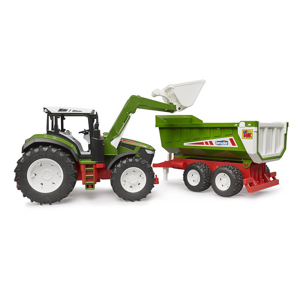 Bruder Roadmax Tractor with Front Loader and Rear Tipper