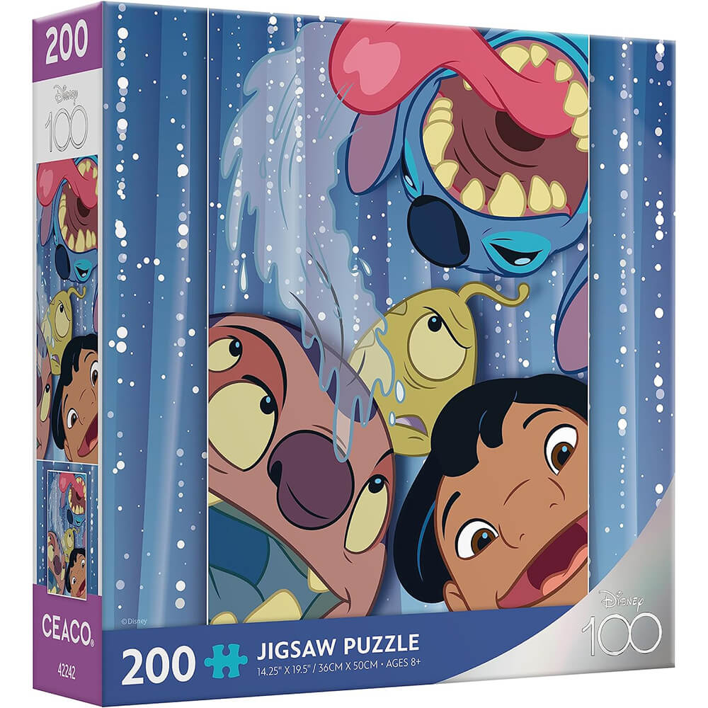 Ceaco Disney 100th Celebration Lilo and Stitch Selfie 200 Piece Jigsaw Puzzle