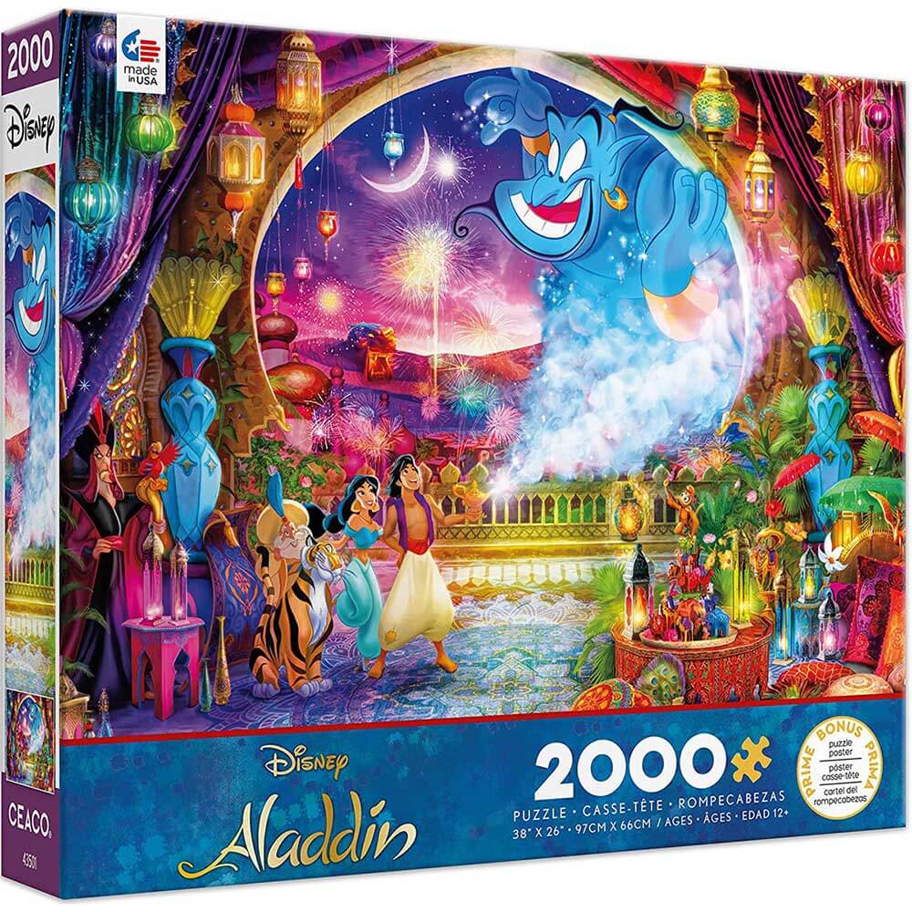 Ceaco Disney Aladdin 2000 Piece Jigsaw Puzzle