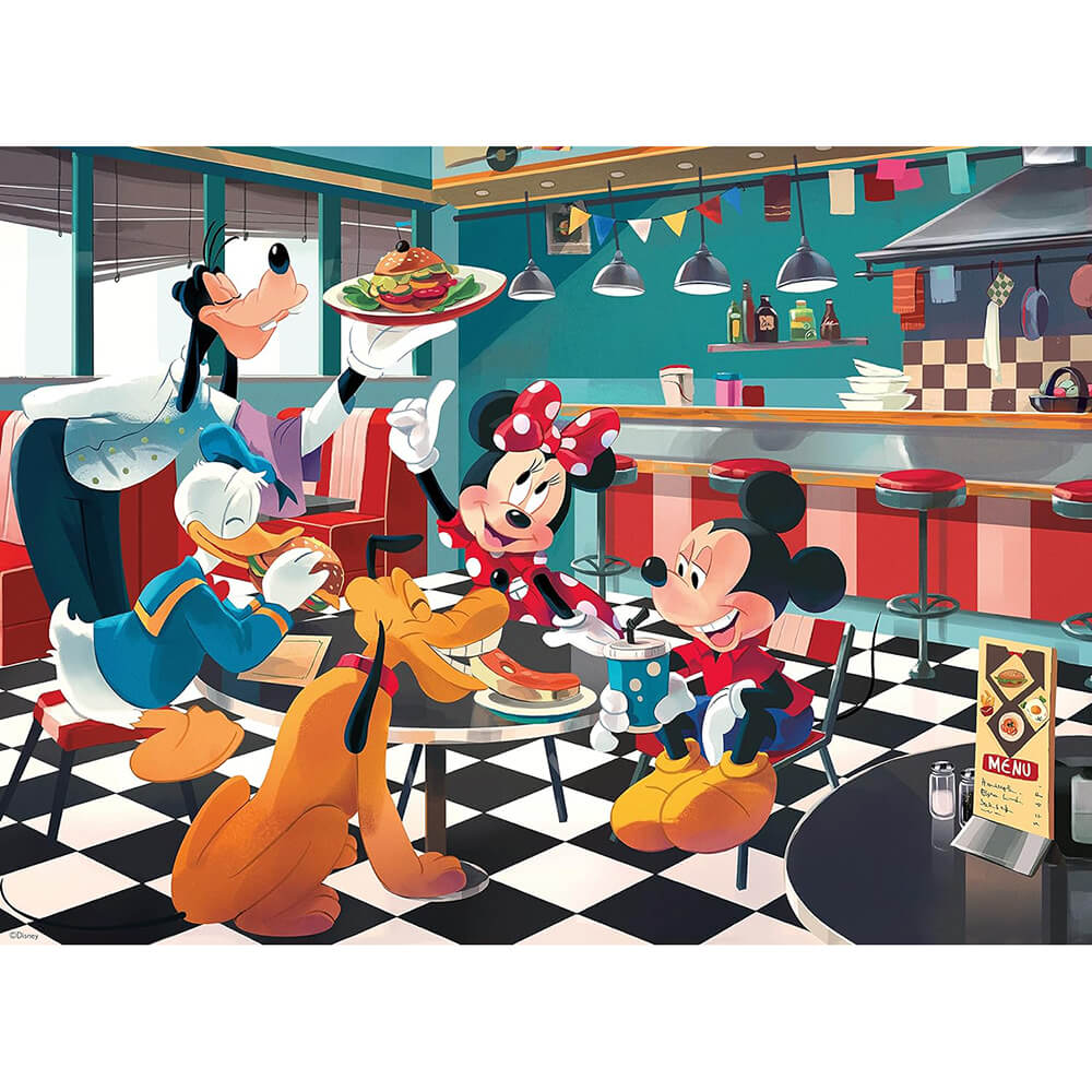 Ceaco Disney Mickey and Minnie Holiday Love 200 Piece Jigsaw Puzzle