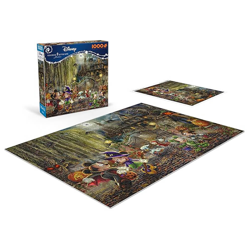 Ceaco Thomas Kinkade Disney Halloween Fun 1000 Piece Jigsaw Puzzle