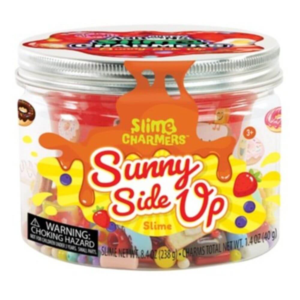 Crazy Aaron's Slime Charmers Sunny Side Up Slime 10 Ounce Jar