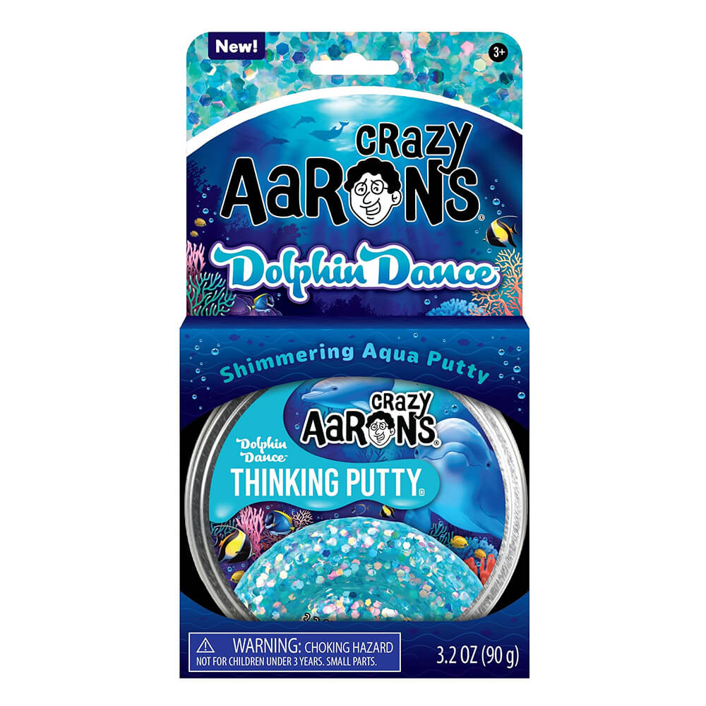 Crazy Aaron's Trendsetters Dolphin Dance Thinking Putty 4