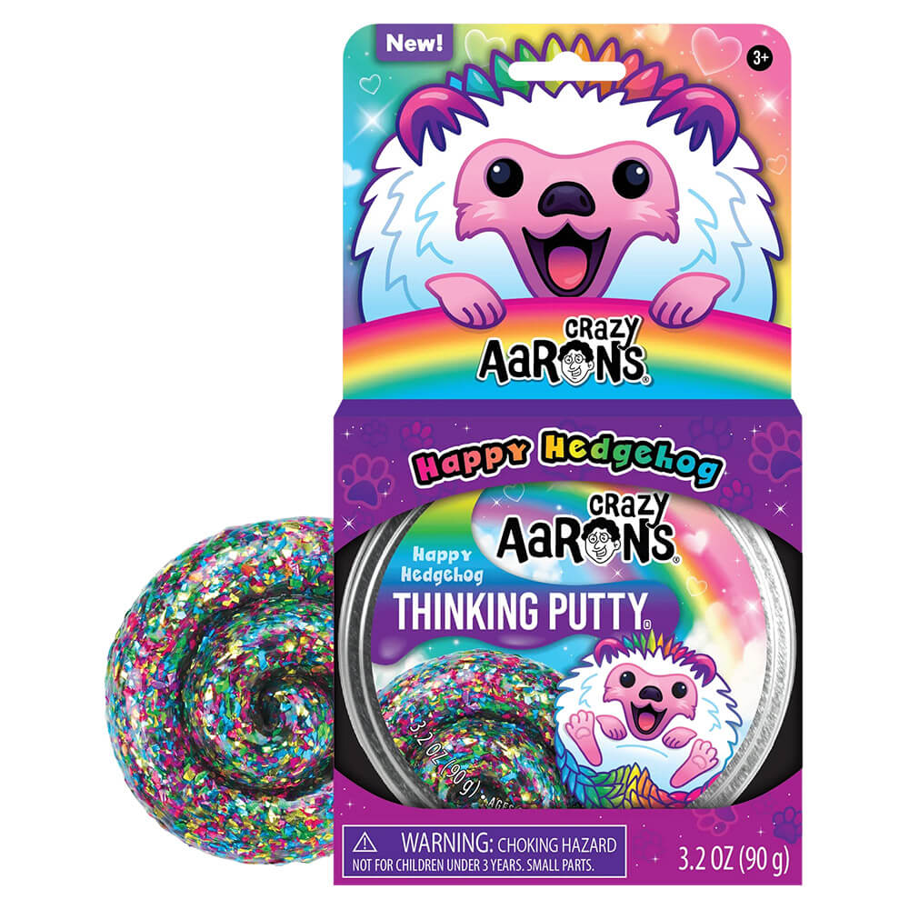 Crazy Aaron's Trendsetters Happy Hedgehog Thinking Putty 4