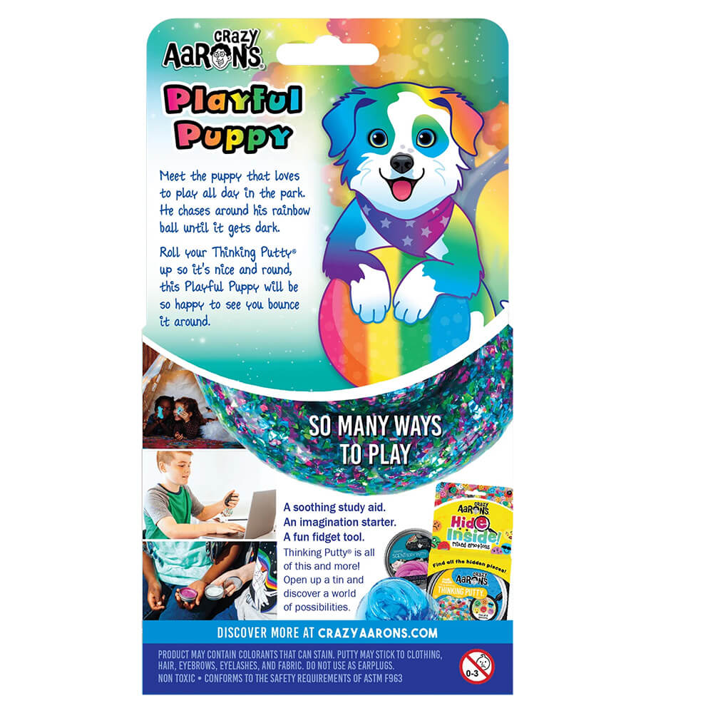 Crazy Aaron's Trendsetters Playful Puppy Thinking Putty 4