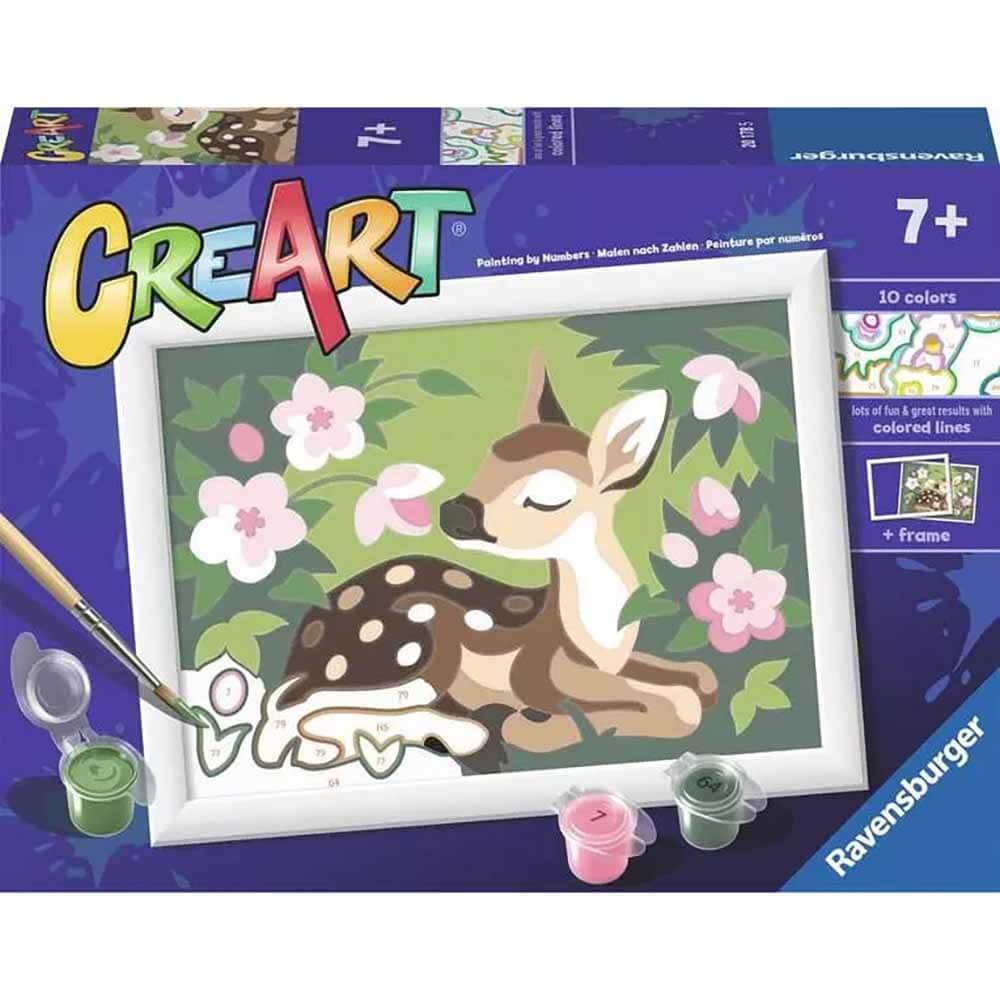 CreArt Floral Fawn Paint Set