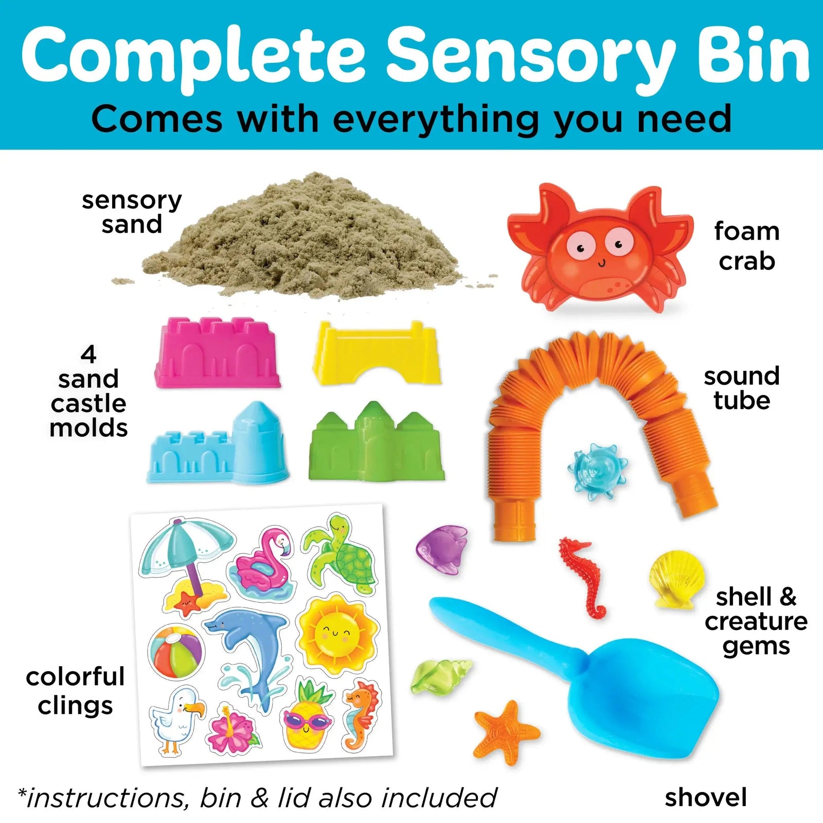 Creativity for Kids Beach Sensory Bin