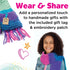 Creativity for Kids Learn to Knit Pocket Scarf Kit