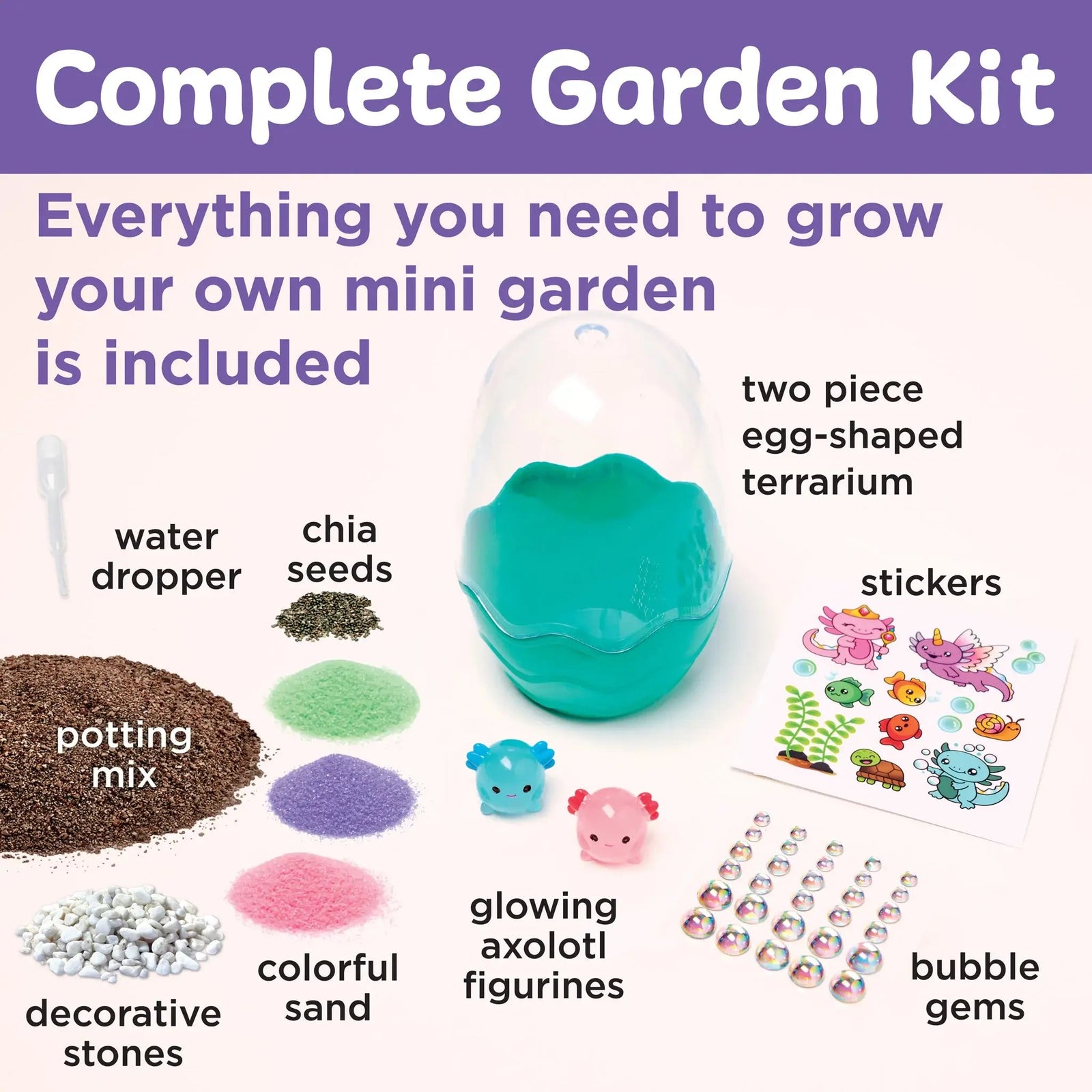 Creativity for Kids Mini Garden Axolotl Kit