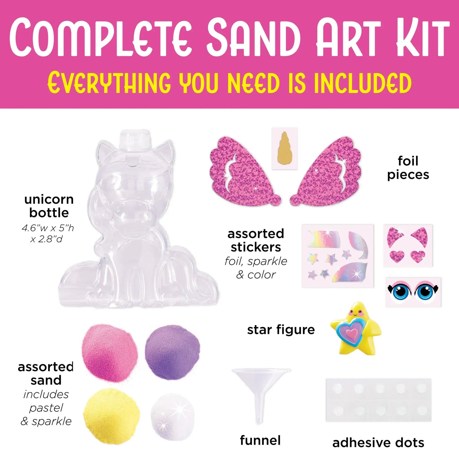 Creativity for Kids Sparkle Sand Art Unicorn Kit