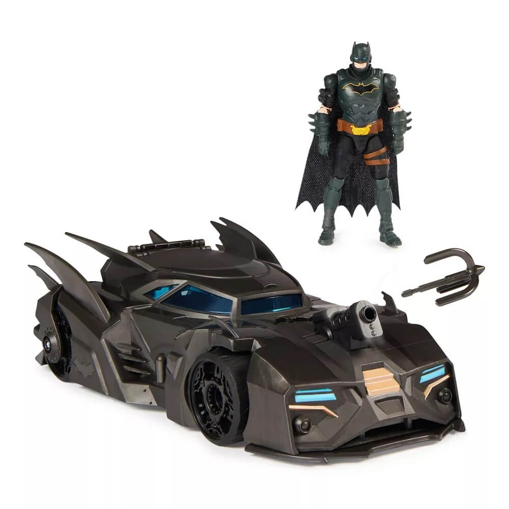 DC Comics Batman Crusader Batmobile 4" Action Figure Vehicle Set